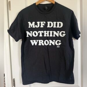 AEW ‘MJF Did Nothing Wrong’ T-Shirt Size M